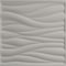 Ekena Millwork 19 5/8in. W x 19 5/8in. H Ripple EnduraWall Decorative 3D Wall Panel Covers 2.67 Sq. Ft. WP20X20RPCCH - alternate 4
